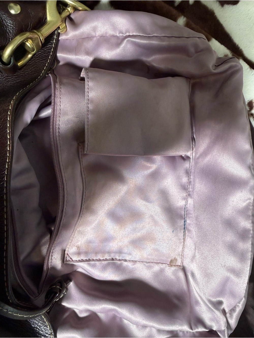 Tan and brown signature vintage coach bag - Picture 12 of 12